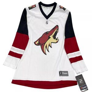 NEW Arizona Phoenix Coyotes Fanatics Hockey Away NHL Jersey Boys Youth L/XL